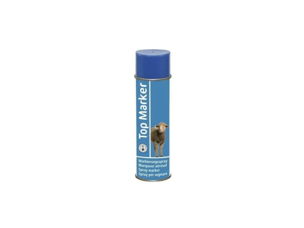 Značkovací sprej pro ovce Top Marker modrá 500 ml Cenová Bomba