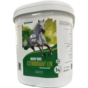 Mikrop Horse Len extrudovaný pro koně 5kg Akční Cena