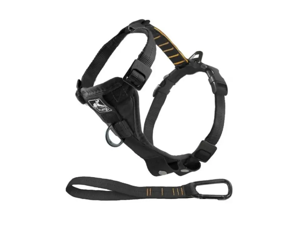 Kurgo® Tru-Fit Quick Release Postroj pro psy s autopásem černý S Tovární Cena