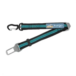 Kurgo® Direct to Seat Belt Swivel Tether Bezpečnostní autopás pro psy s upínacím mechanismem modrý Sleva