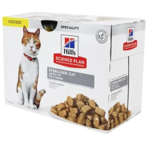 Nejlepší Cena Hill's Fel. SP Adult Sterilised Chicken kapsa 12x85g