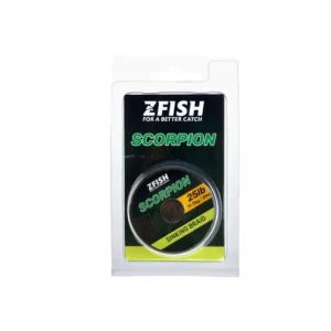 Ověřený Zfish SCORPION SINKING BRAID Návazcová šňůrka 35lb/15,87kg 20 m