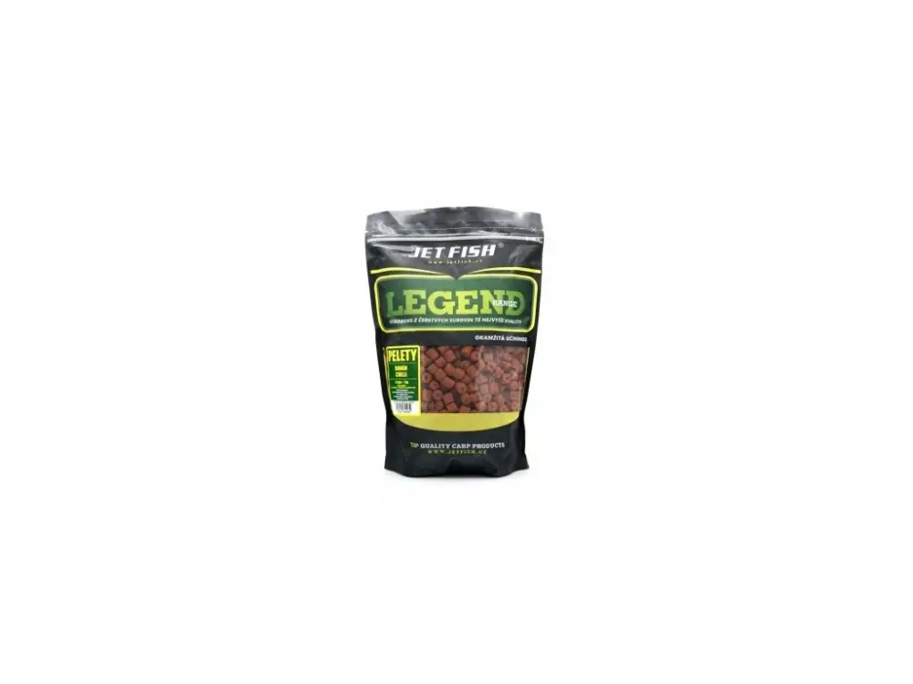Jet Fish Legend Range Pelety BANÁN CHILLI 12 mm 1 kg Nejlepší Cena
