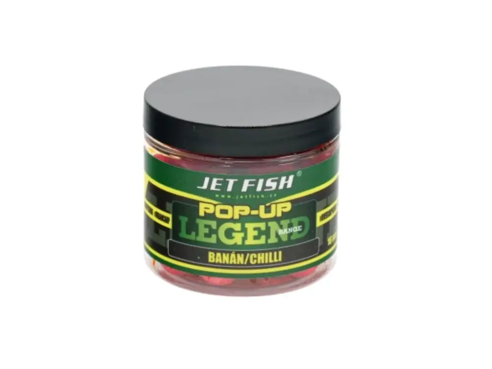 Finální Výprodej Jet Fish Legend Range Pop-Up BANÁN CHILLI 16mm 60g
