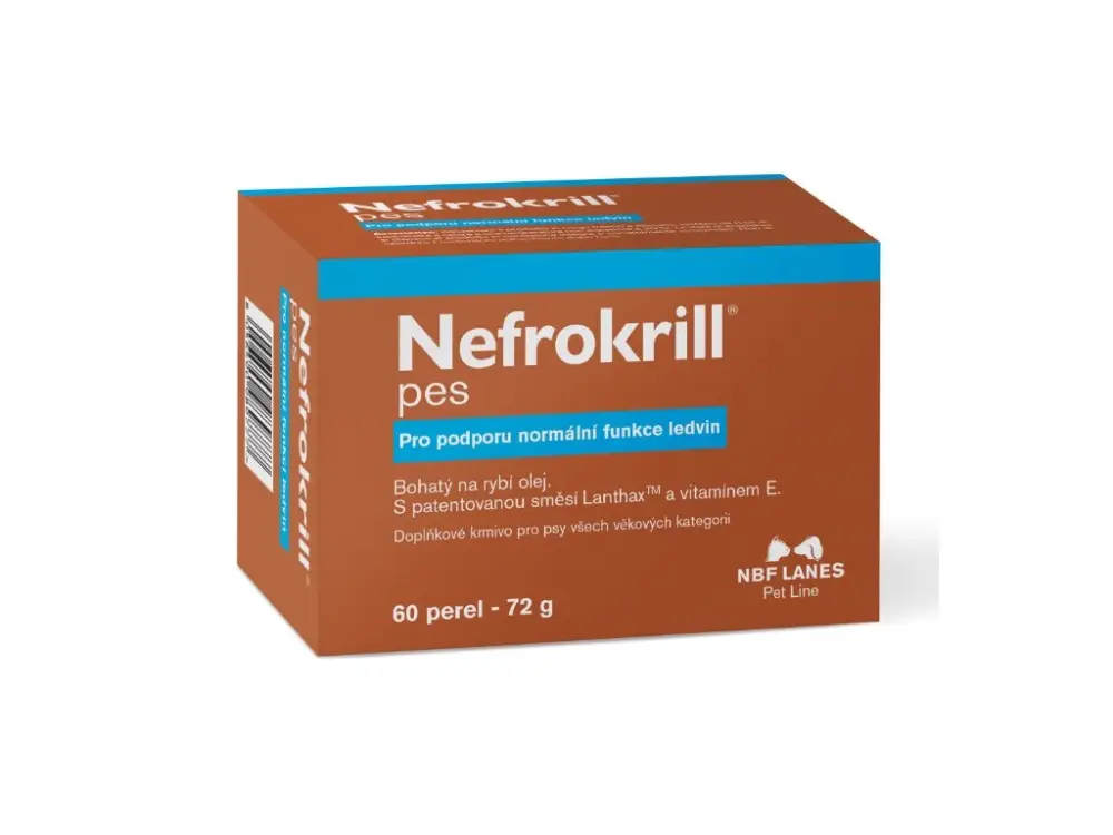 Odeslání Ihned Nefrokrill pro psy 60cps