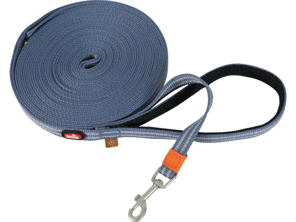 Nejprodávanější Vodítko pes BIVOUAK ploché 15mm/10m modrá Zolux