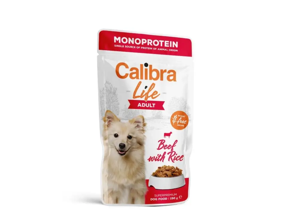 Calibra Dog Life kapsa Adult Beef 150g Objednat Nyní