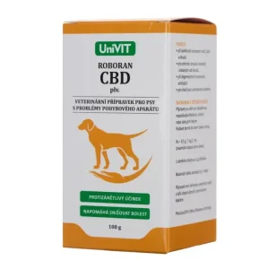 Odeslání Ihned Roboran CBD pro psy plv 100g