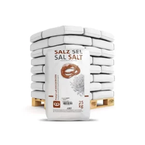 Aktuální Jedlá sůl kamenná preclíková 0,8-2,0mm 40x25 kg PALETA 1000 kg