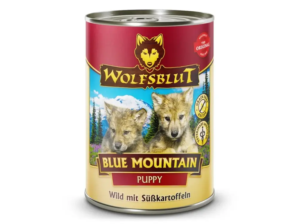 Nakupujte Hned Wolfsblut Dog Puppy Blue Mountain konz. 395g