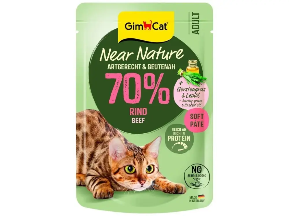 Nakupujte Hned GimCat Near Nature kapsa hovězí 85g