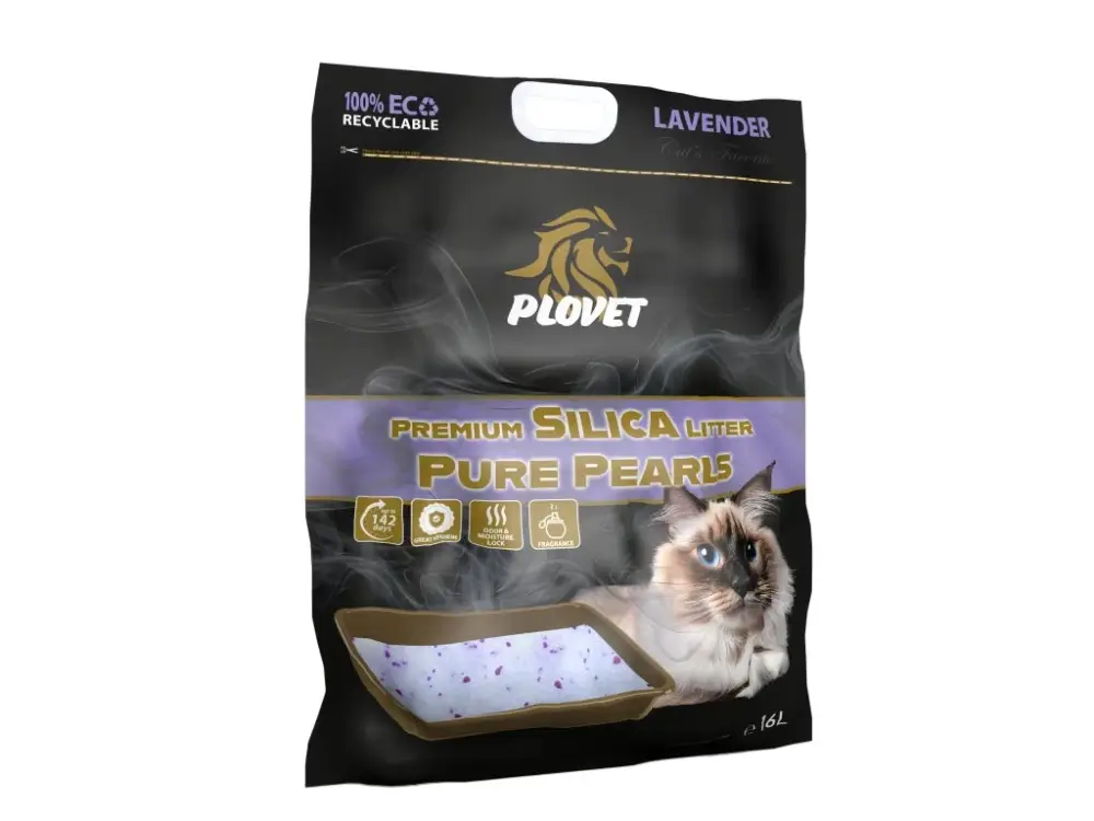 Podestýlka Plovet Premium Silica Lavender 16l Výprodej