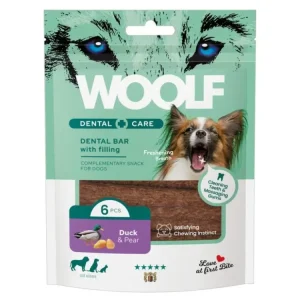 WOOLF Dental Care Bar with Duck&Pear 108g/6ks Vrácení Zdarma