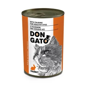 Dokud Zásoby Vydrží Don Gato cat konz. králičí 415g