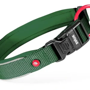 Objednat Nyní Obojek pes PREMIUM nylon 25mm/45-50cm tm.zelená Zolux