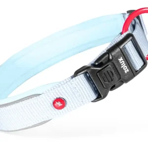 Novinka Obojek pes PREMIUM nylon 15mm/25-30cm sv.modrá Zolux