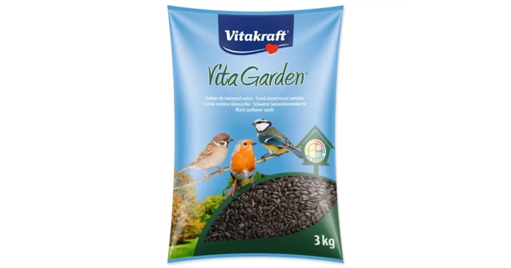 Originální Slunečnice Vitakraft Garden černá 3kg