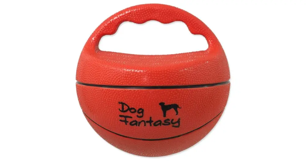 Dog Fantasy Ball míč s rukojetí pískací 15cm Akce