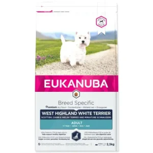Omezená Nabídka EUKANUBA West High. White Terrier 2,5kg