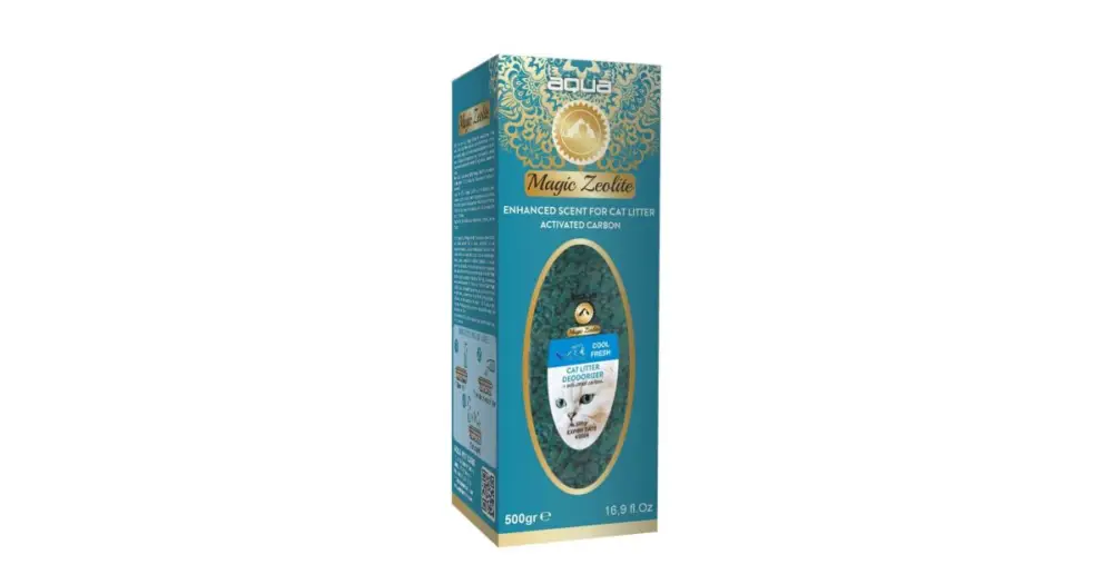AQUA Magic Zeolite COOL FRESH - granulovaný deodorant pro kočičí WC,500 g Novinka