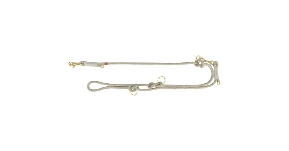 Nejlepší Cena Soft Rope prodlužovací kulaté tkané vodítko, S-XL: 2.00 m/ 10 mm, šedá/světlešedá