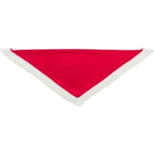 Kup Teď Xmas NECKERCHIEF - vánoční sametový šátek, červená 55 cm