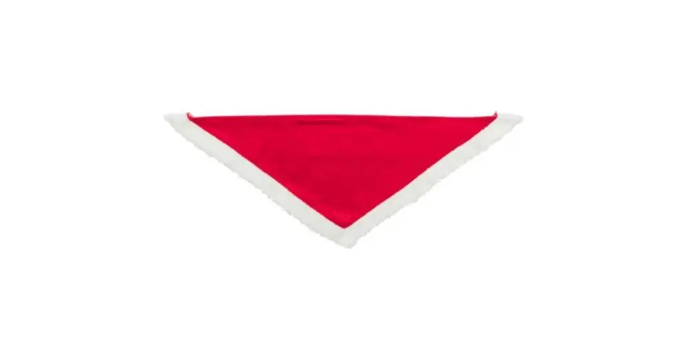 Kup Teď Xmas NECKERCHIEF - vánoční sametový šátek, červená 55 cm