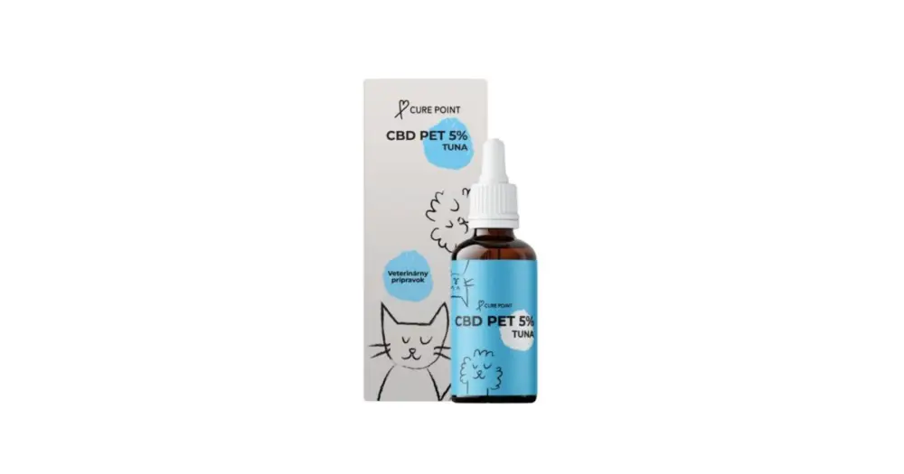 Víkendová Akce Cure Point CBD PET 5%Tuna 10ml