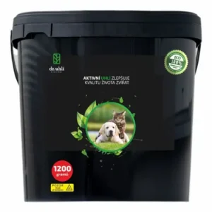 DR UHLI Biochar Aktivní uhlí pro zvířata Prášek 1200g Akční Cena
