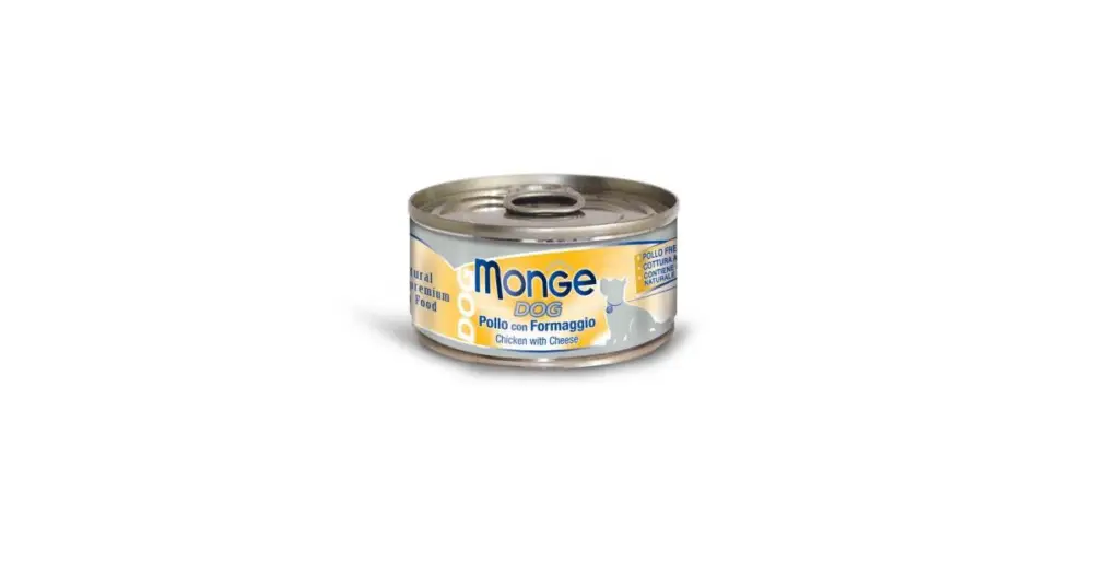 Tovární Cena Monge Dog Natural kuřecí maso se sýrem pro psy 95g