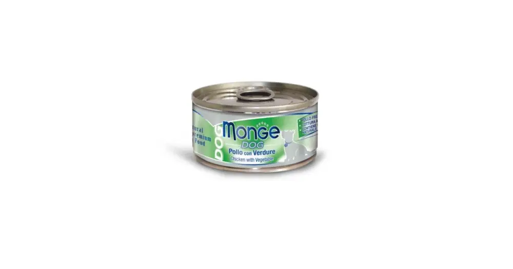 Poslední Šance Monge Dog Natural kuřecí maso se zeleninou pro psy 95g