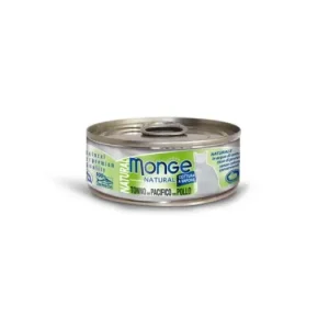 Monge Natural tuňák s kuřecím masem pro kočky 80g Výprodej