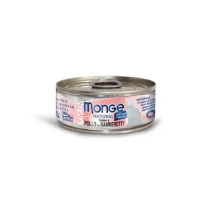 Přímo Od Výrobce Monge Natural kuřecí maso s krevetami pro kočky 80g