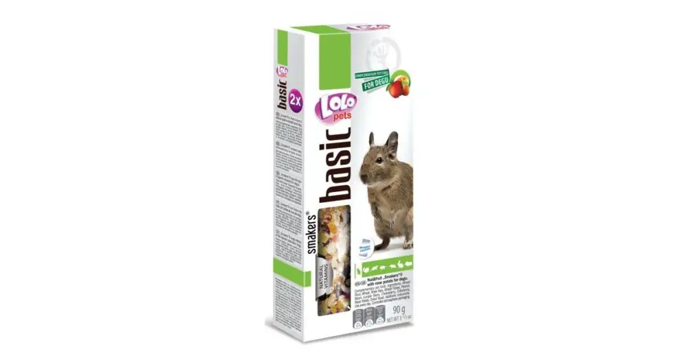 LOLO SMAKERS 2 klasy s ovocem a ořechy pro osmáky degu 90 g Nízká Cena