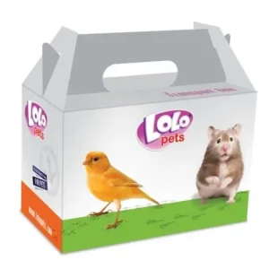 LOLOPets kartonová krabička na transport malá 14x9x8 cm Ověřený
