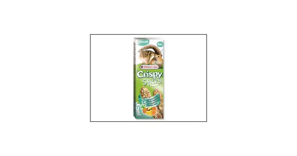 Originální Tyčinky VERSELE-LAGA Crispy s exotickým ovocem pro křečky a veverky 110g