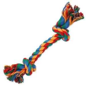 Zlevněný Uzel DOG FANTASY bavlněný barevný 2 knoty 20 cm