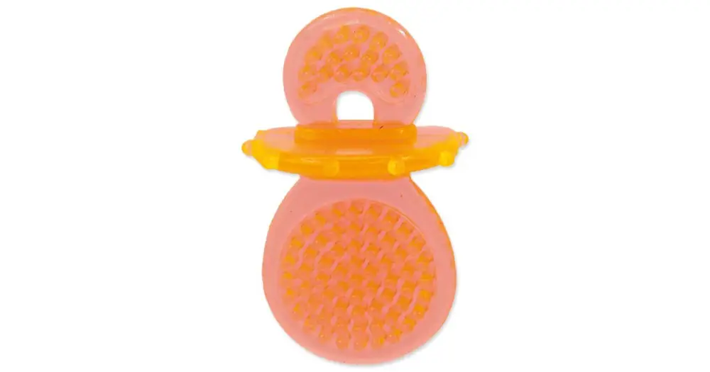 Must-Have Dudlík gumový oranžový 8 cm