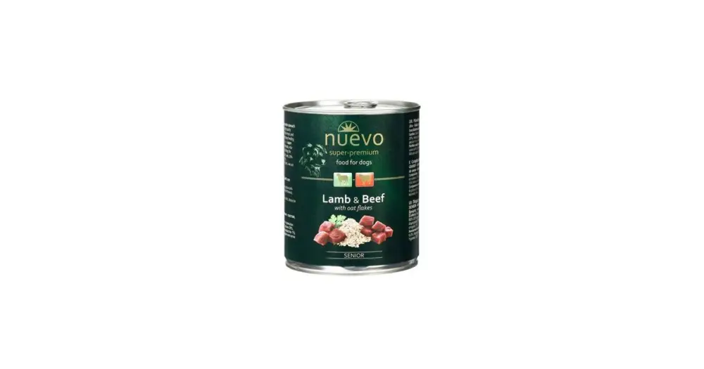 Nuevo pes senior jehněčí s ovesnými vl. konzerva 800g Ověřený