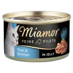 Nejlepší Volba MIAMOR Feine Filets tuňák + krevety v želé 100g