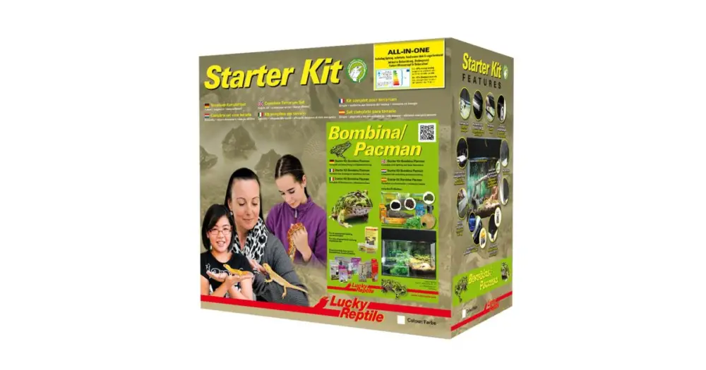 Aktuální Lucky Reptile Starter Kit Bombina + Ceratophrys 50x28x40 cm bílé