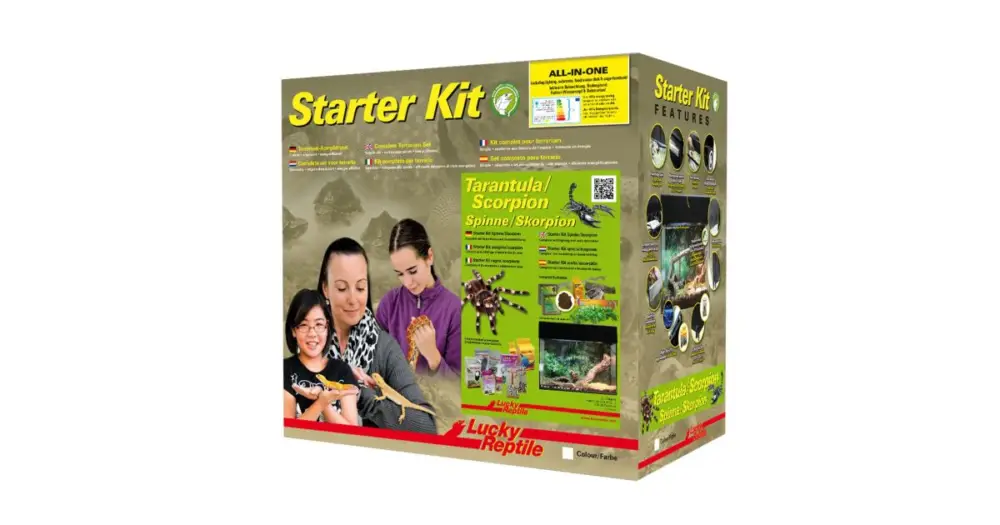 Lucky Reptile Starter Kit Tarantula + Scorpion 50x28x40 cm bílé Poslední Šance