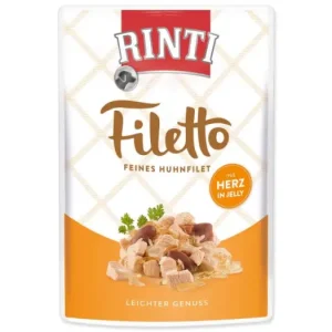 Kapsička RINTI Filetto kuře + kuřecí srdce v želé Kup Teď