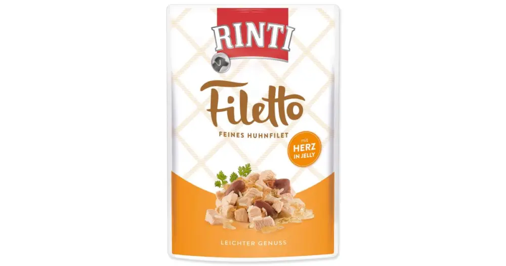 Kapsička RINTI Filetto kuře + kuřecí srdce v želé Kup Teď