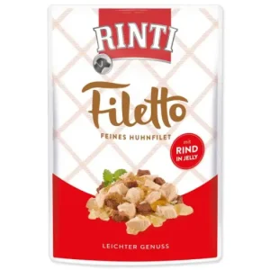 Autentický Kapsička RINTI Filetto kuře + hovězí v želé