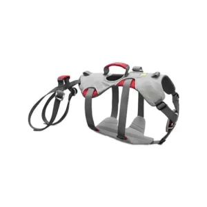 Aktuální Ruffwear postroj pro psy, Doubleback Harness, šedý - velikost S