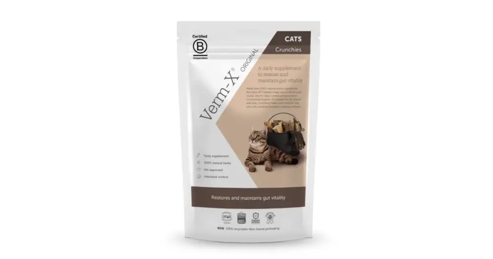 Verm-X Přírodní granule proti střevním parazitům pro kočky 60g Nejlepší Cena