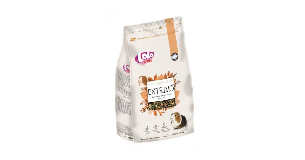 Nízká Cena EXTRIMO kompletní krmivo pro morčata v sáčku se zipem 750 g