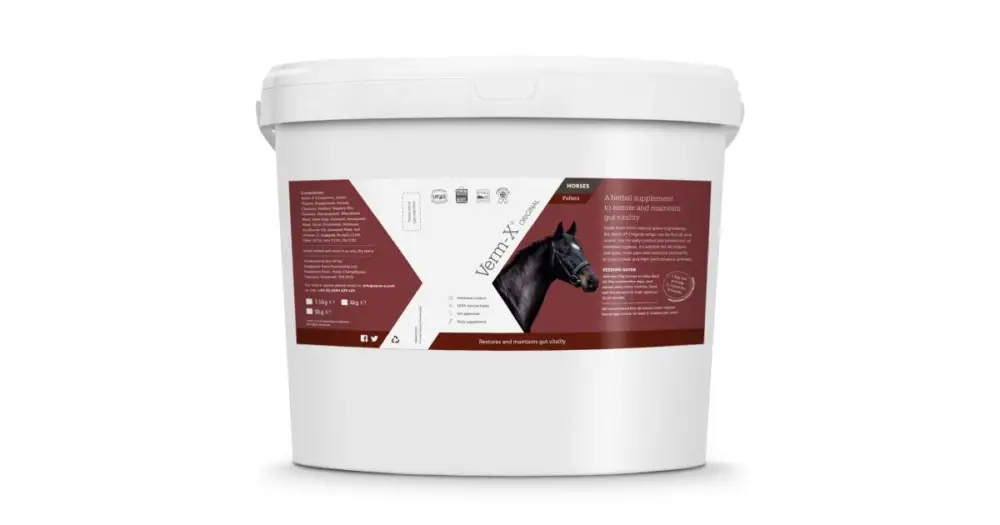 Must-Have Verm-X Přírodní pelety proti střevním parazitům pro koně 4kg