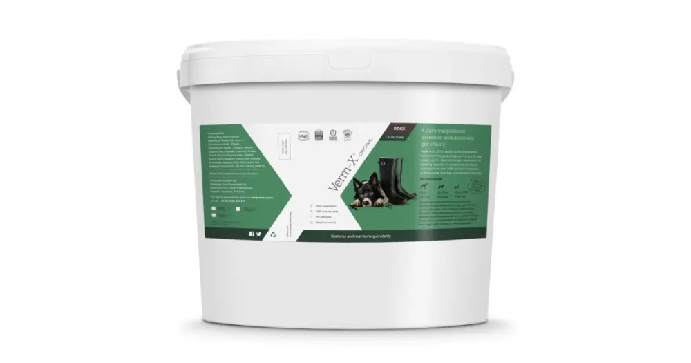 Verm-X Přírodní granule proti střevním parazitům pro psy 2,6kg Autentický